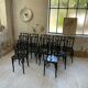 Lot 11 black Baumann bistro chairs