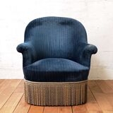 Pair of vintage toad armchairs