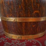 Barrel-Like Oak Umbrella Stand, Early 20th Century