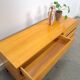 Fineer tv meubel dressoir met lades en zwart stalen poten
