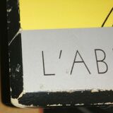 Vintage Jameson Ted Benoit wooden advertising plate