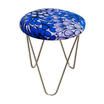 Brass & wax stool