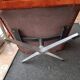 Lot of 2 armchairs and 1 ottoman.