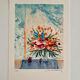 Lithograph (EA) signed by Michel Henry - Bouquet at the Window