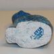 Cat by Aldo Londi for Bitossi in blue ceramic