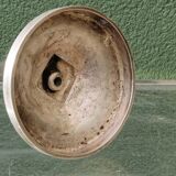 Silver-plated candlestick, late 19th century.