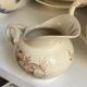 3-piece tea and coffee service KG Lunéville in brown ironstone