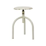 Industrial Antique Metal Doctor's Stool Lab Stool Early 20th Century