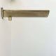 Vintage wall light with dimmer, solid brass, France 1970