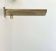 Vintage wall light with dimmer, solid brass, France 1970