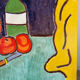 Nature morte signée Lalles 1982