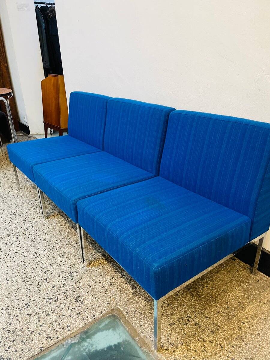 Modular mid-century armchairs, 1970s, set of 3