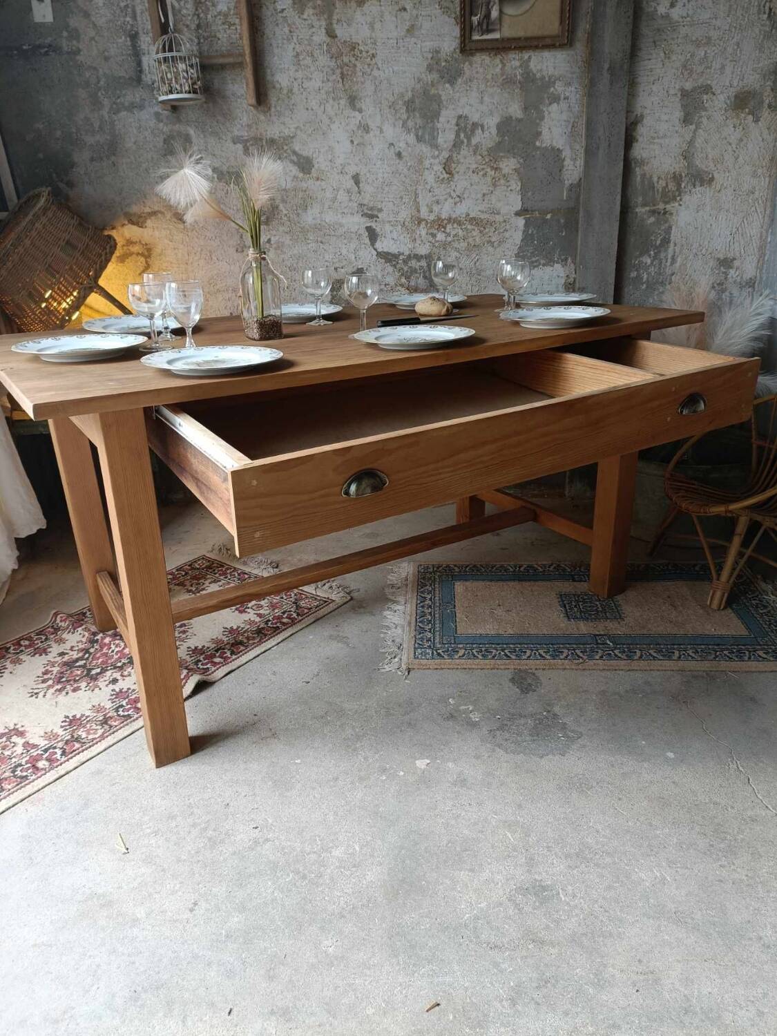 Rustic Farmhouse Table