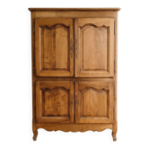 Authentic solid walnut TV cabinet