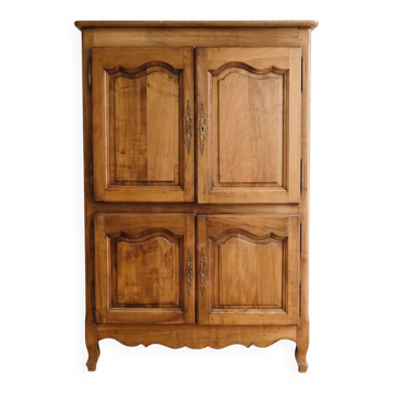 Authentic solid walnut TV cabinet