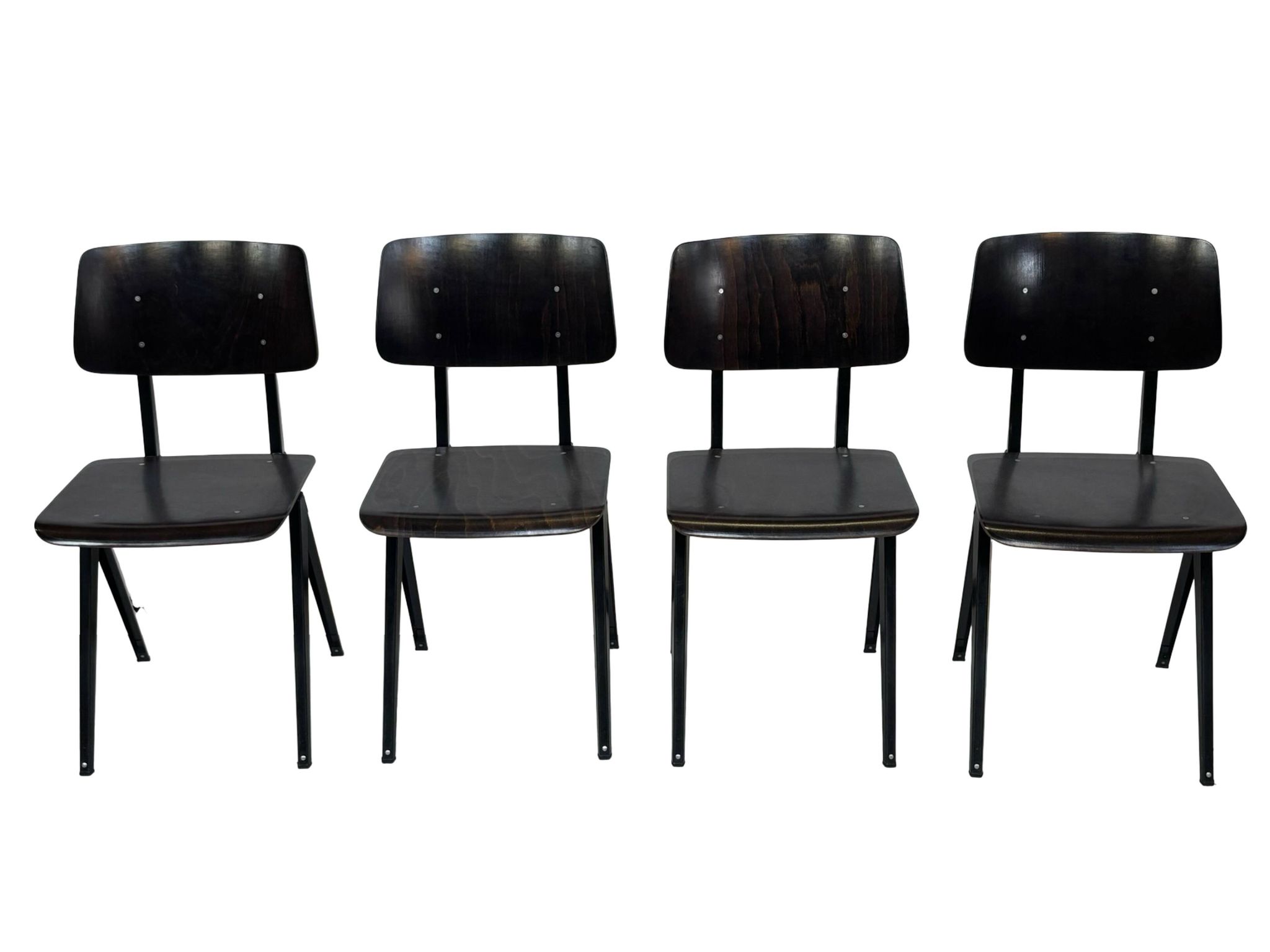 Galvanitas S16 School Chair Dining Chair Design Black Frame