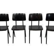 Galvanitas S16 School Chair Dining Chair Design Black Frame