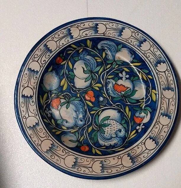 Painted Plate G.Licata Sciacca