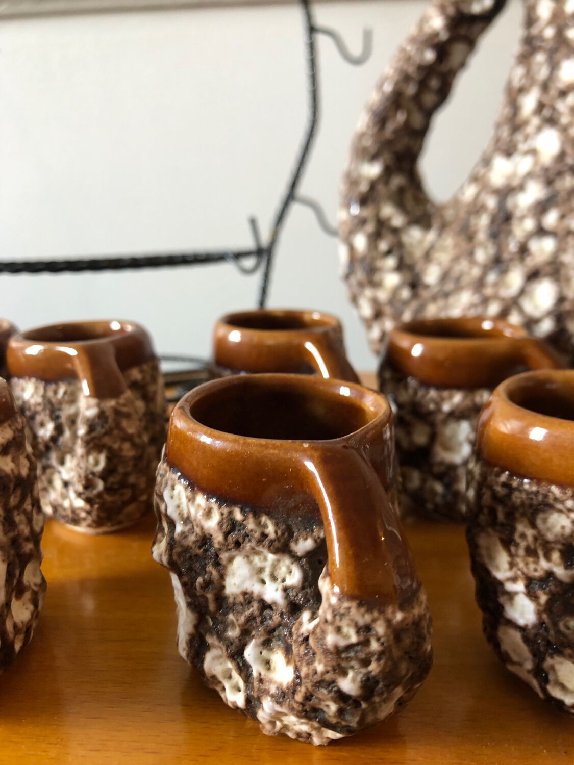 Vallauris fatlava liqueur set