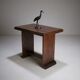 Art Deco side table in rosewood, circa 1930.