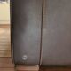 Natuzzi 3-seater sofa in full grain brown leather