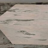 Table basse vintage en marbre