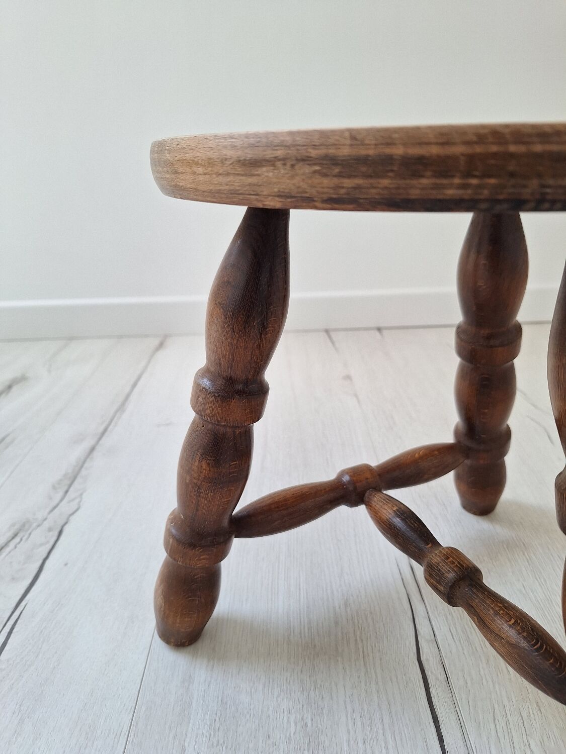 Vintage tripod stool