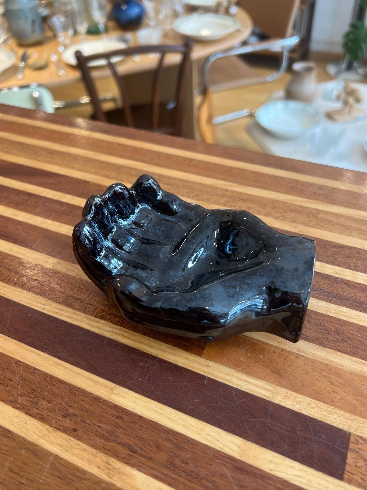 Handmade ceramic hand