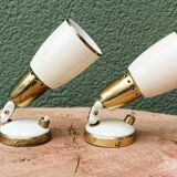 Pair of sconces with ball joints, 1950s