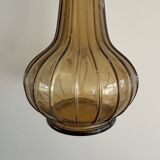 Vintage Empoli Glass Decanter with Stopper, Italy, 1960s