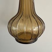 Vintage Empoli Glass Decanter with Stopper, Italy, 1960s
