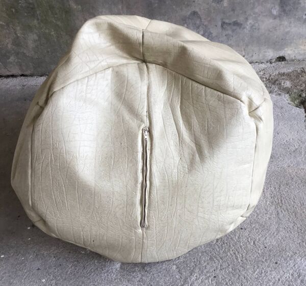 Fauteuil ou pouf en forme de poire - vintage design 1980