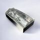 Gabriella Crespi style ice effect lucite vanity box, Italy, 1970s