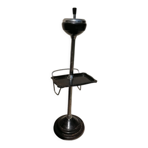 Cendrier sur pied vintage metal