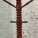 Scandinavian wooden coat rack from the 60s