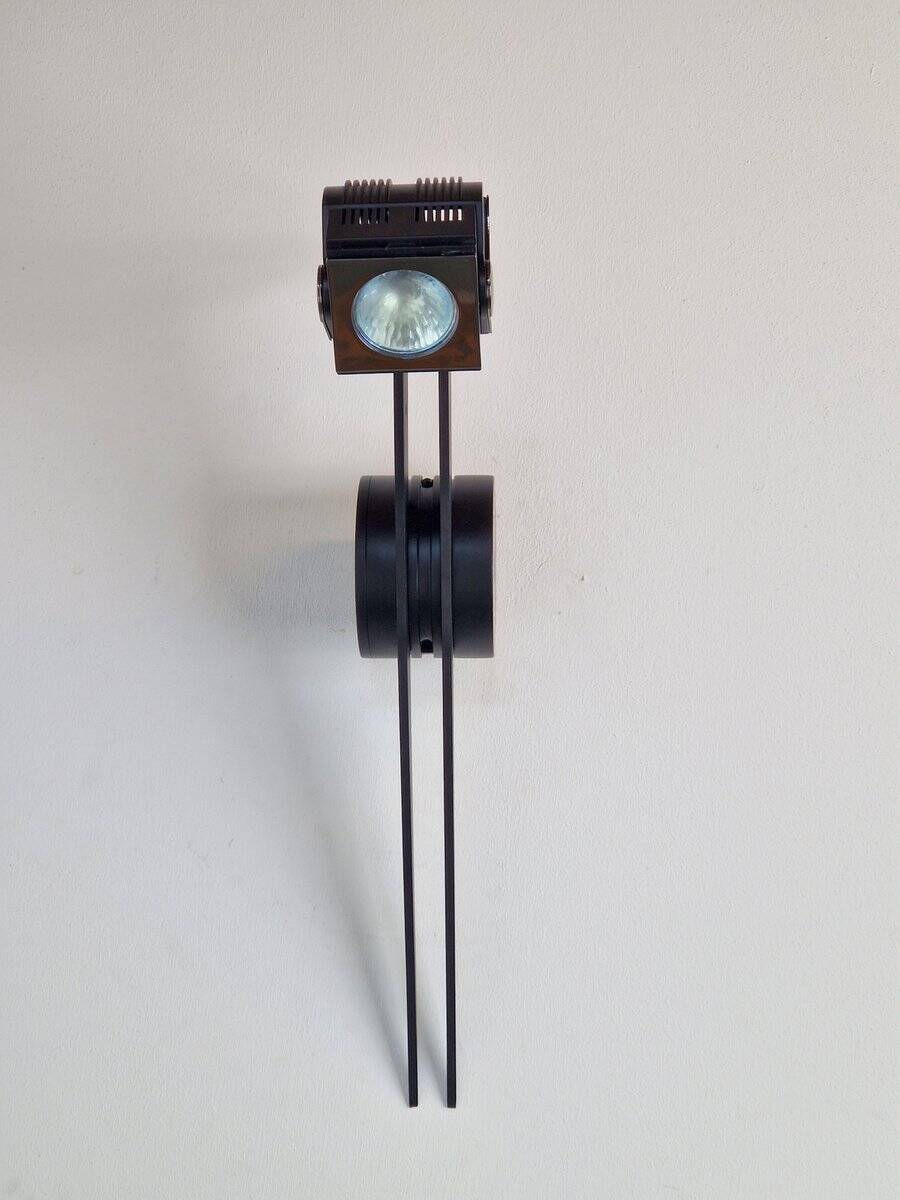 Postmodern Metal Wall Spot Lamp from Debsch Aster, Italy, 1980s