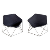 Ensemble de 2 chaises 'Penta' de Jean-Paul Barry et Kim Moltzer pour Bofinger 1960