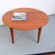 Table basse Wikkelso, teck, années 1960/70, Danemark