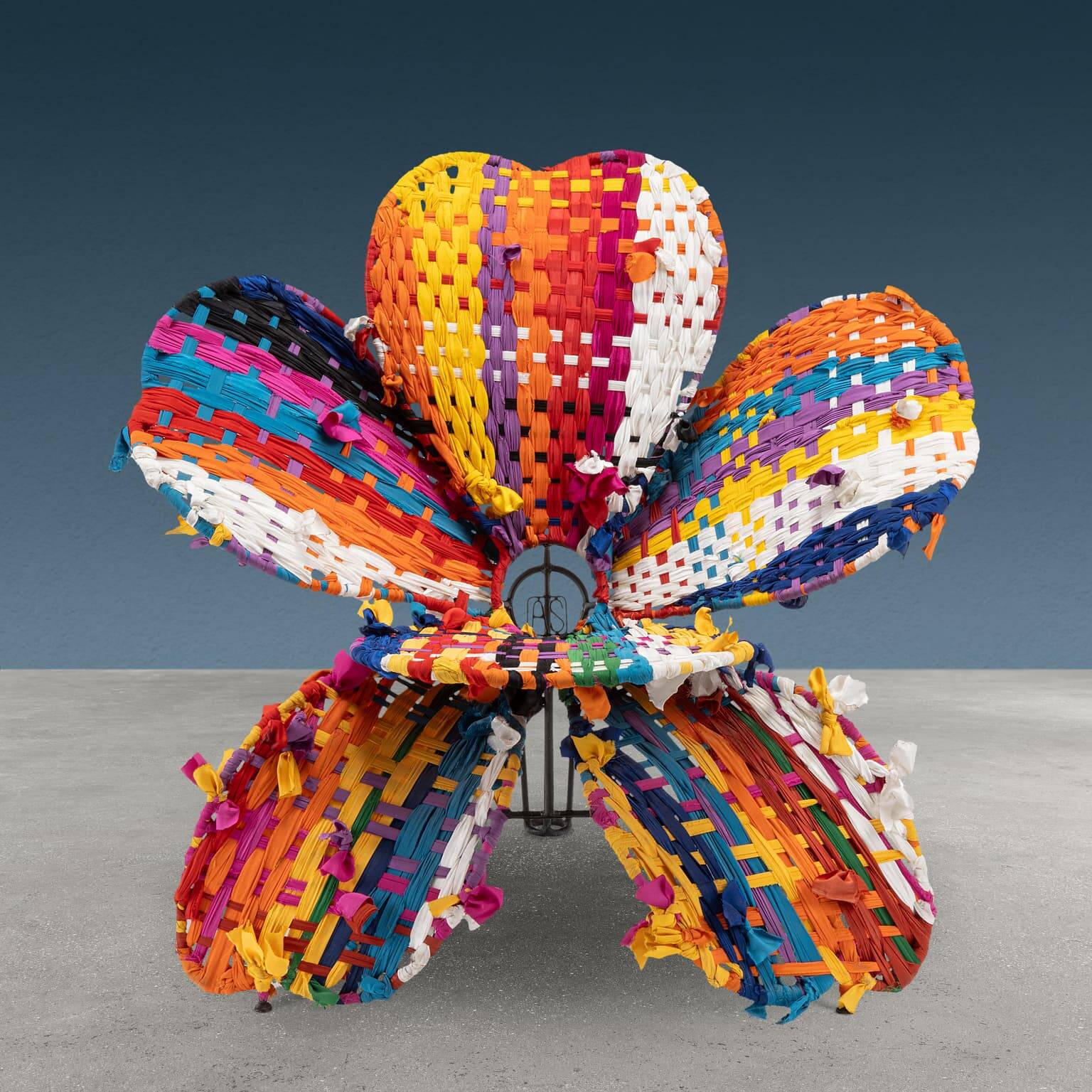 Fiore Bulat armchair, Tessuto series, design by Anacleto Spazzapan