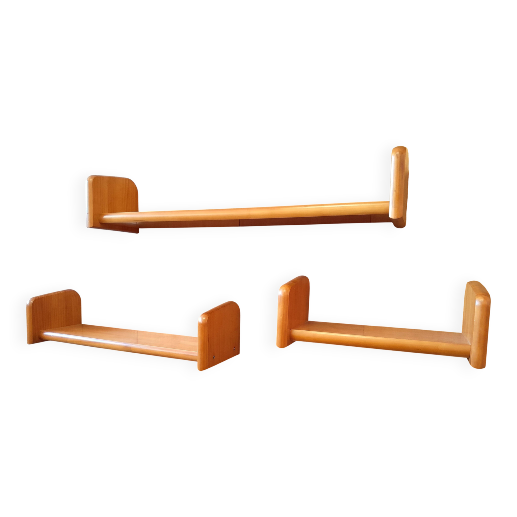 Wall shelves "pine" 1980s