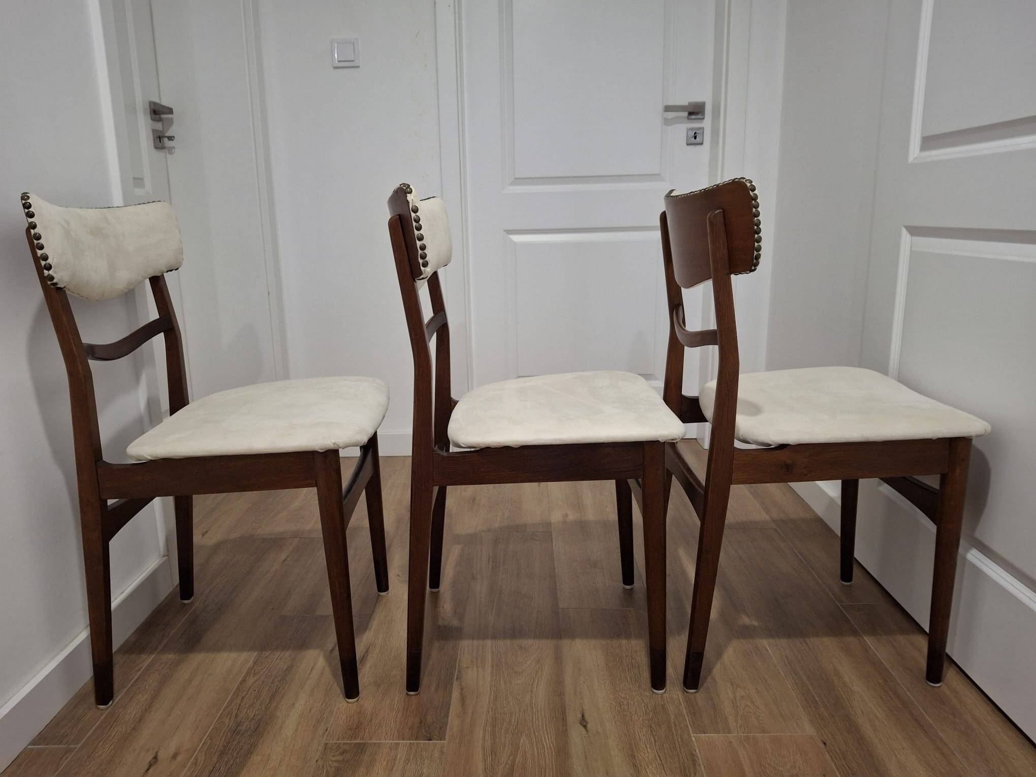 Set of three chairs, Denmark, 1960s