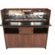 Rosewood bar cabinet "SK 661" and its 2 stools, Johannes Andersen, Denmark, 1960