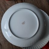 10 flat plates white porcelain from Berry