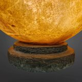 Lampe "Lune" en fibre de verre de l'ère spatiale, France 1970