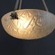Chandelier / Basin by Noverdy, Silvered Bronze Mount, Art Deco, c. 1930