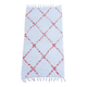Recycled cotton handcrafted rug - Reversible