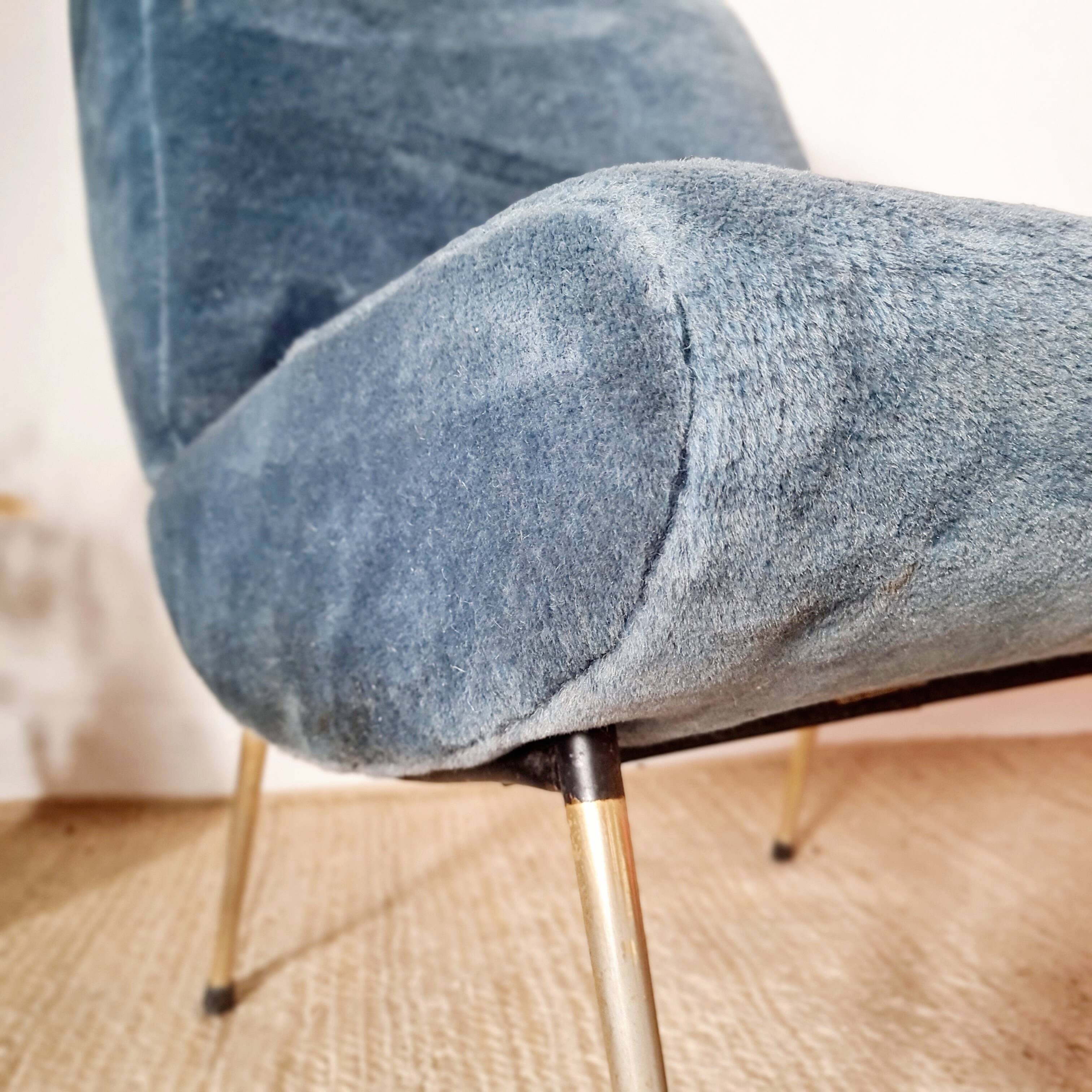 Fauteuil Kiss Pelfran bleu