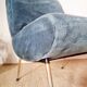 Fauteuil Kiss Pelfran bleu