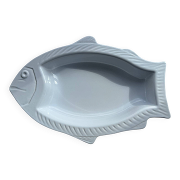 Fish service platter, vintage Emile Henry.