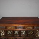 Indochinese Cabinet with Mother-of-Pearl Inlay, late 19th century